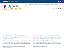 Tablet Screenshot of optimal-connection.com